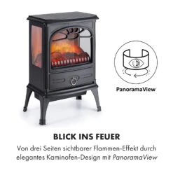 Leoben Elektrischer Kamin 900 / 1800 W Thermostat PanoramaView -Heimladen 10035149 de 0007 logo