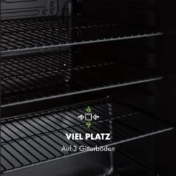 PopLife Getränkekühler Kühlschrank 70 Liter 0-10 °C Retro-Design LED -Heimladen 10035178 de 0007 logo