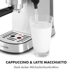 Futura Espressomaker 20 Bar 1450 Watt 20 Bar Wassertank: 1,25 Liter Rostfreier Edelstahl -Heimladen 10035183 de 0007 logo