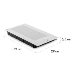 Delicatessa Slim Domino Induktionskochfeld 3500W Timer -Heimladen 10035197 yy 0010 logo Klarstein Delicatessa Domino Kochfeld weiss