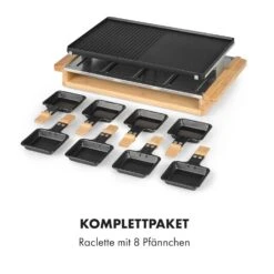 Tournedo Raclette 1200W Aluminiumguss 8 Personen Holz-Dekor 18 Tournedo Raclette 1200W Aluminiumguss 8 Personen Holz-Dekor -Heimladen 10035219 de 0008 logo