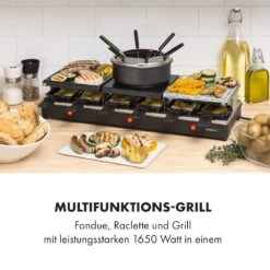 Fonduelette XL 3-in-1 Raclettegrill Fondue Naturstein 1650W 12 Pers 12 Fonduelette XL 3-in-1 Raclettegrill Fondue Naturstein 1650W 12 Pers -Heimladen 10035220 de 0002 logo