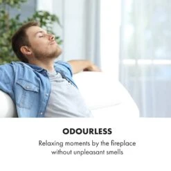 Phantasma Brickline Ethanol-Kamin 3,4 KW Backstein-Optik MDF -Heimladen 10035231 uk 0004 logo Klarstein Phantasma Brickline Ethanol Kamin