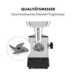 Kraftprotz Elektrischer Fleischwolf 700 W Kupfermotor Hack Wurst Kebbe Edelstahl -Heimladen 10035233 de 0004 logo