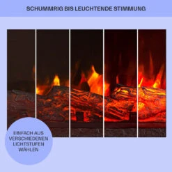 Kamini FXL Elektrischer Kamin Kamineinsatz 1000/2000W 2W LED Schwarz 17 Kamini FXL Elektrischer Kamin Kamineinsatz 1000/2000W 2W LED Schwarz -Heimladen 10035275 de 0008 usp