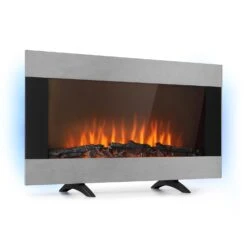 Basel Illumine Elektrokamin Flammenillusion 2000 W 2 Stufen Dimmbar