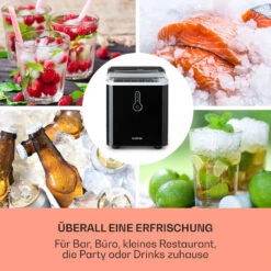 Chillout Eiswürfelmaschine Bulleteis 12kg/24h Wassertank: 1,5 L -Heimladen 10035320 de 0003 usp
