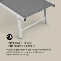 Sunnyvale Liegestuhl Mit Fußteil Aluminium 4-Stufen -Heimladen 10035337 de 0007 logo