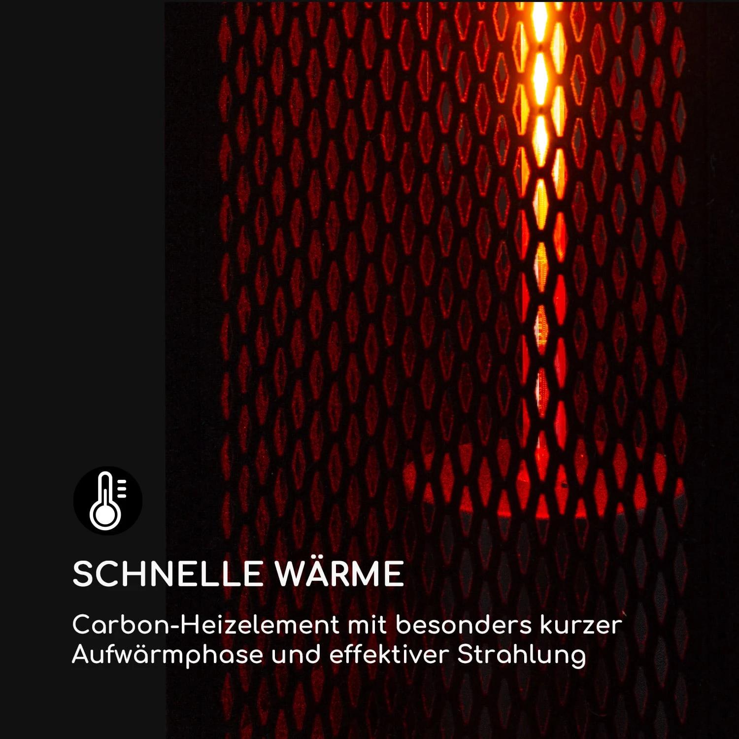 Heat Tower Infrarot-Heizstrahler 1500W Carbon-Heizelement IP55 6 Heat Tower Infrarot-Heizstrahler 1500W Carbon-Heizelement IP55 – Bild 4