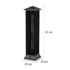 Heat Tower Infrarot-Heizstrahler 1500W Carbon-Heizelement IP55 16 Heat Tower Infrarot-Heizstrahler 1500W Carbon-Heizelement IP55 -Heimladen 10035348 yy 0007 logo blumfeldt Heat Tower Infrarot Heizstrahler schwarz