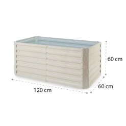 High Grow Straight Hochbeet 120x60x60cm 432l Stahl -Heimladen 10035349 yy 0008 logo blumfeldt High Grow Straight 120x60x60cm beige