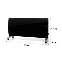 Lindholm Konvektionsheizgerät Thermostat Timer 2000W -Heimladen 10035363 yy 0009 logo Klarstein Lindholm Konvektionsheizgeraet schwarz