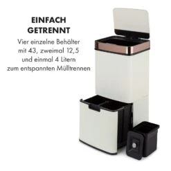 Royal Trash Rose Gold Sensor-Mülleimer 72 Liter Edelstahl 15 Royal Trash Rose Gold Sensor-Mülleimer 72 Liter Edelstahl -Heimladen 10035364 de 0003 logo