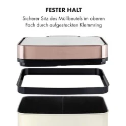 Royal Trash Rose Gold Sensor-Mülleimer 72 Liter Edelstahl 21 Royal Trash Rose Gold Sensor-Mülleimer 72 Liter Edelstahl -Heimladen 10035364 de 0009 logo