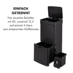 Royal Trash Matte Black Sensor-Mülleimer 72 Liter Edelstahl 15 Royal Trash Matte Black Sensor-Mülleimer 72 Liter Edelstahl -Heimladen 10035365 de 0003 logo