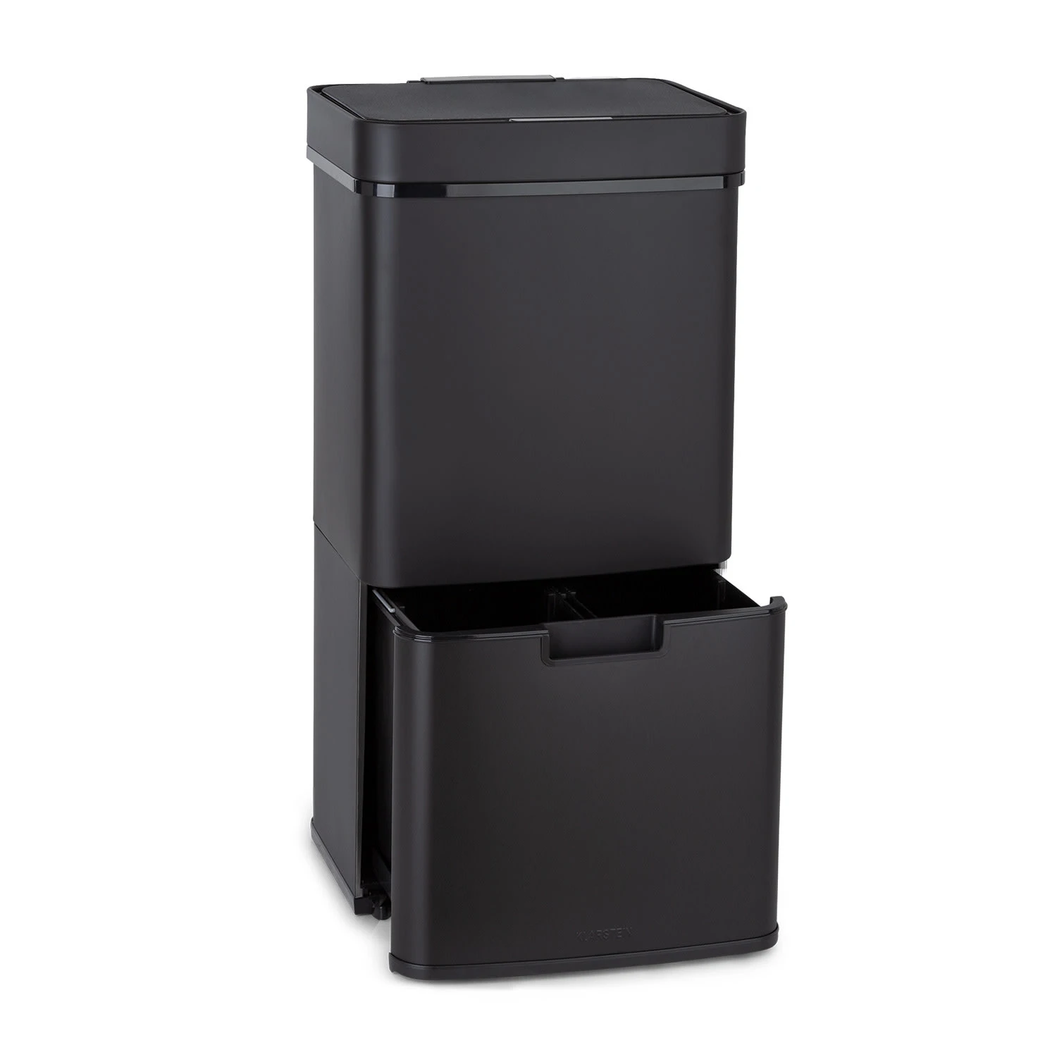 Royal Trash Matte Black Sensor-Mülleimer 72 Liter Edelstahl 3 Royal Trash Matte Black Sensor-Mülleimer 72 Liter Edelstahl