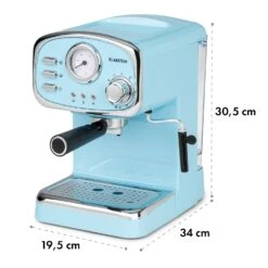 Espressionata Gusto Espressomaschine 1100W 15 Bar Druck -Heimladen 10035377 yy 0009 logo Klarstein Espressionata Gusto Espressomaschine