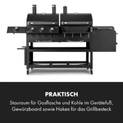 Kingsville Smoker Kombigrill Gas Kohle Smoker 13,5kW 3+1 Brenner -Heimladen 10035409 de 0006 logo