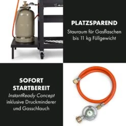 Kingsville Smoker Kombigrill Gas Kohle Smoker 13,5kW 3+1 Brenner -Heimladen 10035409 de 0007 logo