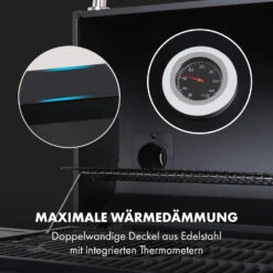 Kingsville Smoker Kombigrill Gas Kohle Smoker 13,5kW 3+1 Brenner -Heimladen 10035409 de 0010 logo