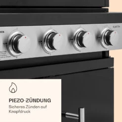 Valdosta 4.1 Gasgrill 4 X 2,8 KW + 2,5 KW Brenner Edelstahl Mobil 15 Valdosta 4.1 Gasgrill 4 X 2,8 KW + 2,5 KW Brenner Edelstahl Mobil -Heimladen 10035415 de 0006 logo