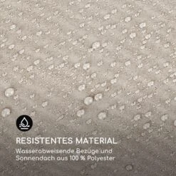 Eremitage Double XL Sunbed 2 Pers Stahl-Rahmen Sonnendach Vorhänge -Heimladen 10035430 de 0009 logo