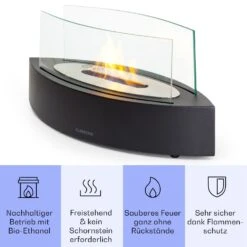 Phantasma Curve Ethanol-Kamin Rauch- & Geruchlos Edelstahl-Brenner Sicherheitsglas 11 Phantasma Curve Ethanol-Kamin Rauch- & Geruchlos Edelstahl-Brenner Sicherheitsglas -Heimladen 10035457 de 0003 usp