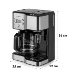 Caldetto Kaffeemaschine 1900W Heißwasserspender -Heimladen 10035476 yy 0008 logo Klarstein Caldetto Kaffeemaschine schwarz