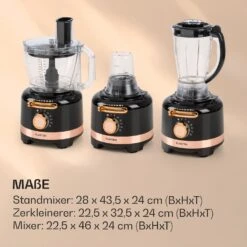 Luca Multifunktionsmixer 1000 W 3 L Stufenlose Geschwindigkeit 6 Modi -Heimladen 10035487 de 0007 logo