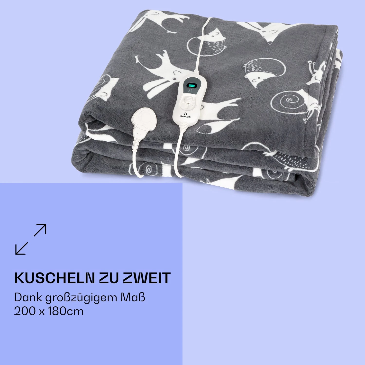 Dr. Watson XXL Heizdecke 3 Stufen Waschbar 200x180cm Coral Fleece 7 Dr. Watson XXL Heizdecke 3 Stufen Waschbar 200x180cm Coral Fleece – Bild 5