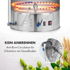 Brauheld Pro Maischekessel 3300W 70L 30-100°C Umwälzpumpe Edelstahl -Heimladen 10035516 de 0006 logo
