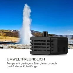 Blumquell Solarbrunnen LED 5 M Kabel Kunststein Solarpanel -Heimladen 10035542 de 0006 logo