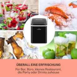 Arctic Porter Eiswürfelmaschine Bullet-Eis 12kg/24h Edelstahl -Heimladen 10035553 de 0003 usp