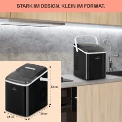Arctic Porter Eiswürfelmaschine Bullet-Eis 12kg/24h Edelstahl -Heimladen 10035553 de 0006 usp