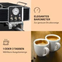 Gusto Classico Espressomaker 1350 Watt 20 Bar Druck 1,5 Liter -Heimladen 10035564 de 0004 logo