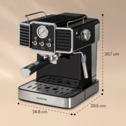 Gusto Classico Espressomaker 1350 Watt 20 Bar Druck 1,5 Liter -Heimladen 10035564 yy 0008 logo