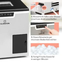 Icefestival Bullet Eiswürfelbereiter 400W 1,9l 20kg/24h -Heimladen 10035578 de 0004 usp