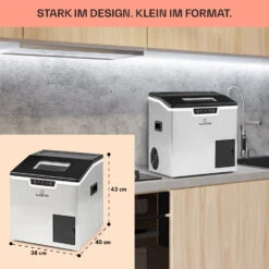 Icefestival Bullet Eiswürfelbereiter 400W 1,9l 20kg/24h -Heimladen 10035578 de 0006 usp