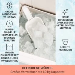 Icefestival Cube Eiswürfelbereiter 400W 1,9l 20kg/24h -Heimladen 10035579 de 0002 usp