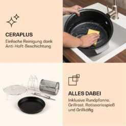 VitAir Smart Heißluftfritteuse App-Steuerung / 1400W / 7,75 Ltr / 20 Programme 16 VitAir Smart Heißluftfritteuse App-Steuerung / 1400W / 7,75 Ltr / 20 Programme -Heimladen 10035592 de 0007 logo