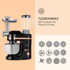 Lucia Elegance Küchenmaschine Mixer Fleischwolf 2000W BPA-frei 14 Lucia Elegance Küchenmaschine Mixer Fleischwolf 2000W BPA-frei -Heimladen 10035639 de 0005 logo