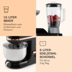 Lucia Elegance Küchenmaschine Mixer Fleischwolf 2000W BPA-frei 15 Lucia Elegance Küchenmaschine Mixer Fleischwolf 2000W BPA-frei -Heimladen 10035639 de 0006 logo