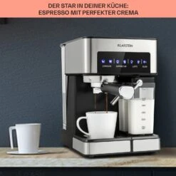 Arabica Comfort Espressomaschine 1350W 20 Bar 1,8l Touch-Bedienfeld -Heimladen 10035655 de 0004 usp
