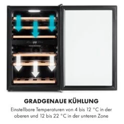 Vinamour 37 Duo Weinkühlschrank 2 Kühlzonen 112 Liter 37 Flaschen -Heimladen 10035663 de 0004 logo