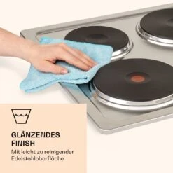 Appetito 4 Elektrokochfeld 4 Platten 6 Stufen 5500 Watt Edelstahl 13 Appetito 4 Elektrokochfeld 4 Platten 6 Stufen 5500 Watt Edelstahl -Heimladen 10035702 de 0005 logo