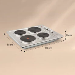 Appetito 4 Elektrokochfeld 4 Platten 6 Stufen 5500 Watt Edelstahl 15 Appetito 4 Elektrokochfeld 4 Platten 6 Stufen 5500 Watt Edelstahl -Heimladen 10035702 yy 0007 logo