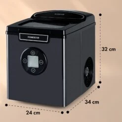 Icemeister 2G Eiswürfelmaschine 12kg/24h LC-Display Edelstahl 15 Icemeister 2G Eiswürfelmaschine 12kg/24h LC-Display Edelstahl -Heimladen 10035712 yy 0011 dimensions