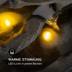 Stonehenge Solarbrunnen LED-Beleuchtung Polyresin Lithium-Ionen-Akku -Heimladen 10035727 de 0004 logo