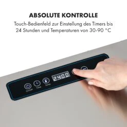 Captain Jerky 110 Dörrautomat 1000W 30-90 °C 24h-Timer Edelstahl -Heimladen 10035735 de 0003 logo