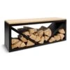 Kindlewood L Black Holzspeicher Sitzbank 104x40x35cm Bambus Zink 1 Kindlewood L Black Holzspeicher Sitzbank 104x40x35cm Bambus Zink -Heimladen 10035762 yy 0001 titel
